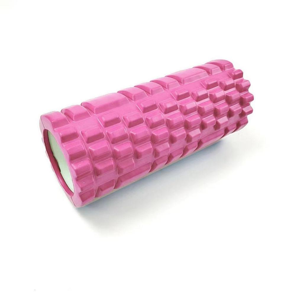 33CM Hollow EVA Foam Roller - Muscle Relaxation, Yoga, Leg Massage, Pilates Wolf Tooth Design