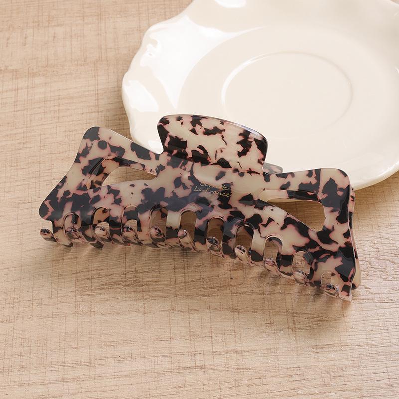 2025 Elegant Faux Acetate Bowknot Hair Clip: Large Shark Clip for Stylish Hair Buns