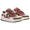 ANTA Ao Jie S Women Classic Color Block Trendy Skate Shoes Ivory White Rotten Wood Brown Smoke Red 122448081-5