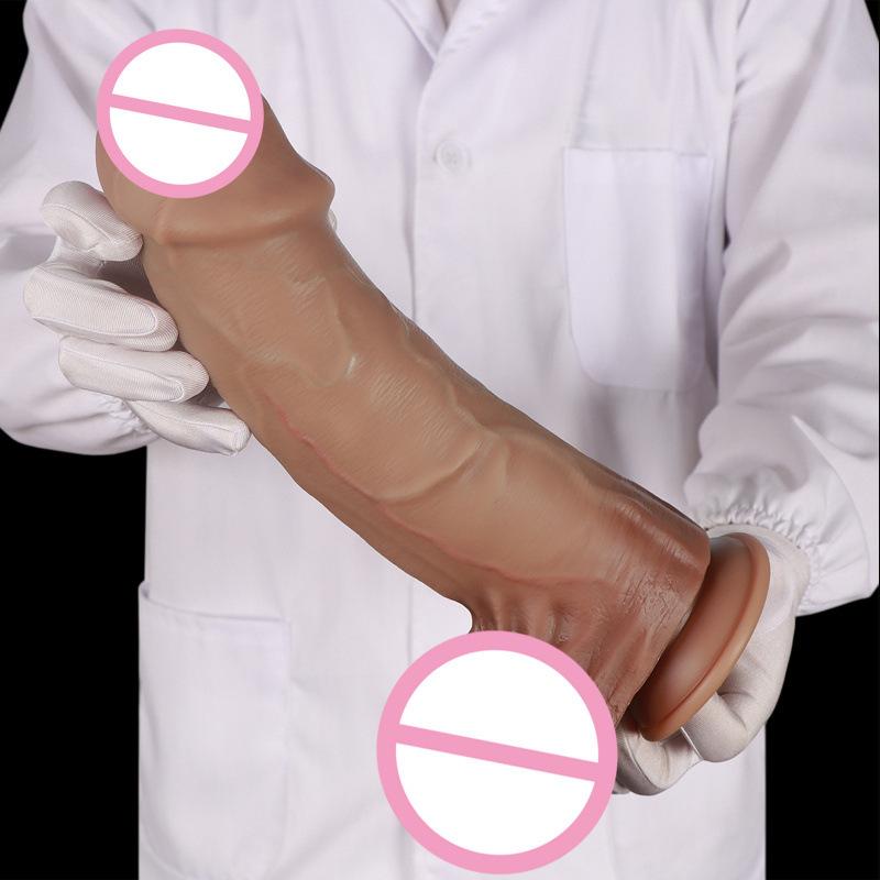 Liquid Silicone Dildo  Simulated Soft Flesh Dildo  Female G-spot Masturbator Adult Sexual Product  Dildo