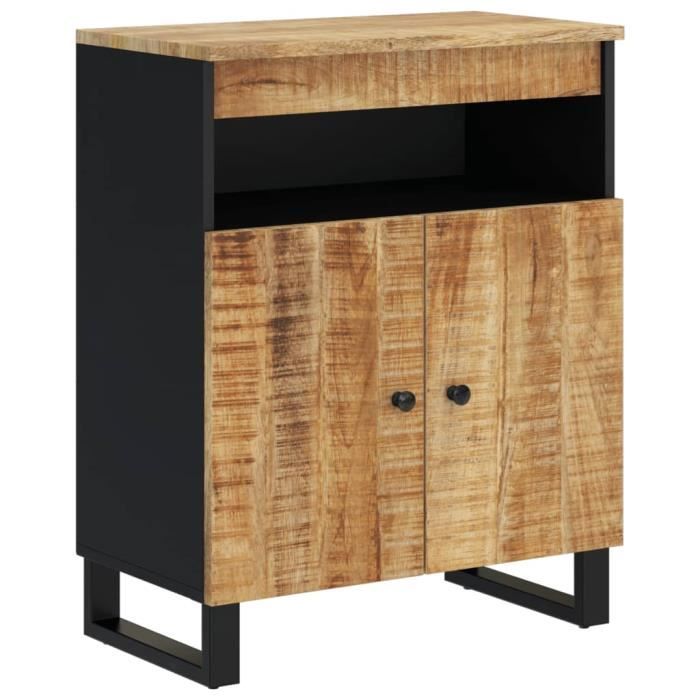 VidaXL Buffet with 2 Doors 60x33x75 Cm Solid Mango Wood 352913