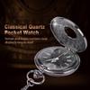 Classical Quartz Analog Alloy Pocket Watch Necklace Pendant with Chain