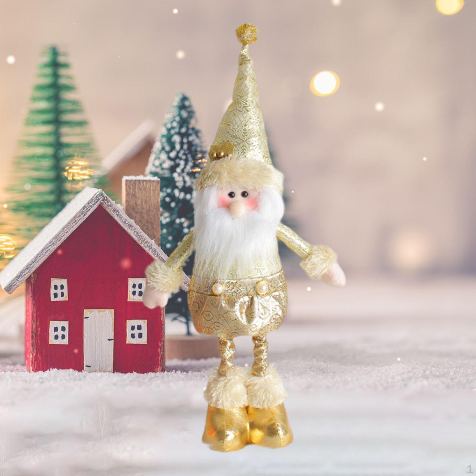 Christmas Figure Party Ornament Year Holiday Fireplace Toy Santa Claus