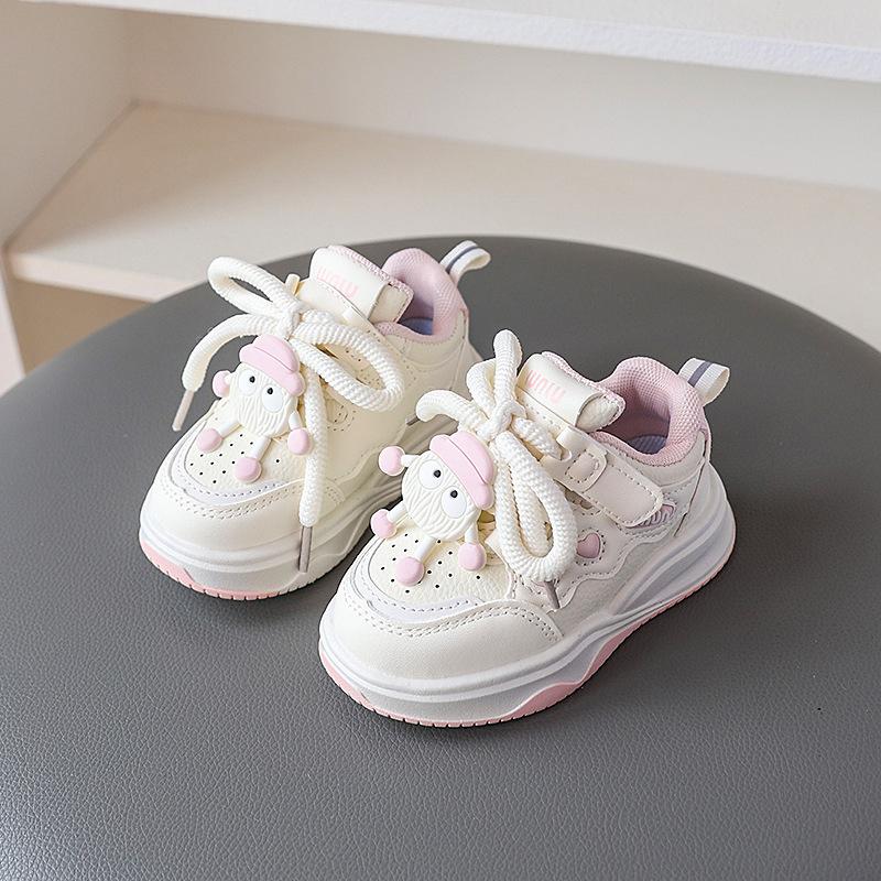Kids Soft Sole Sports Sneakers Spring Autumn Casual White Shoes For Boys And Girls Comfortable Walking Trainers