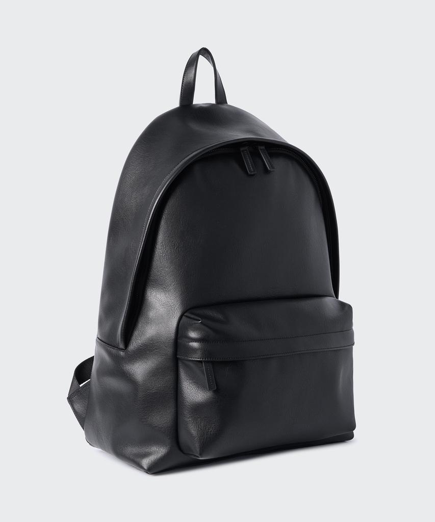 Musinsa Standard Synthetic Leather Backpack [Black]