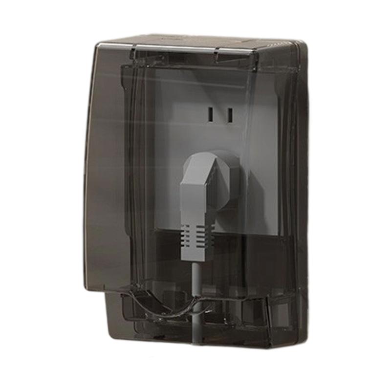 

Global 86 Type Port Impermeable Box With Double Fasteners Easy Installation Permanent For Bathroom And Kitchen Use