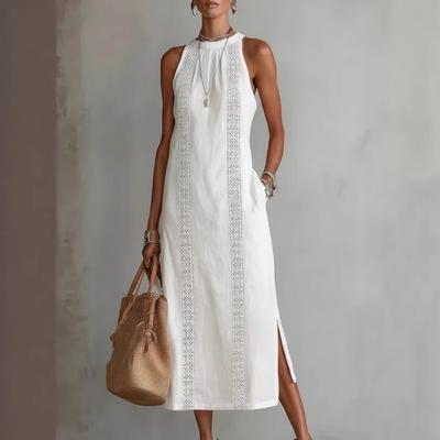 Women Solid Color Loose Long Shirt Dress, Casual Fashion Female Long Dress for Women, European American Style