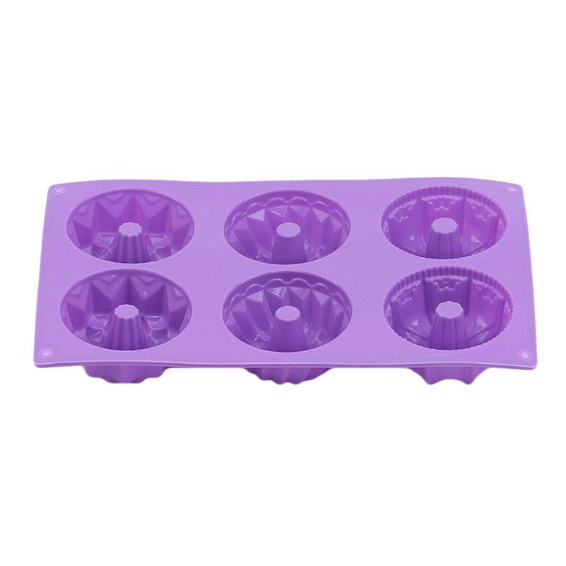 Flower Shaped 1Pc Silicone Bakeware Mold Baking Tool Donuts DIY Cake Baking Molds