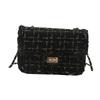 Tasche Damen 2025 neu trendige Wollplaid Umhängetasche einfache Kette personalisierte Schulter kleine quadratische Tasche