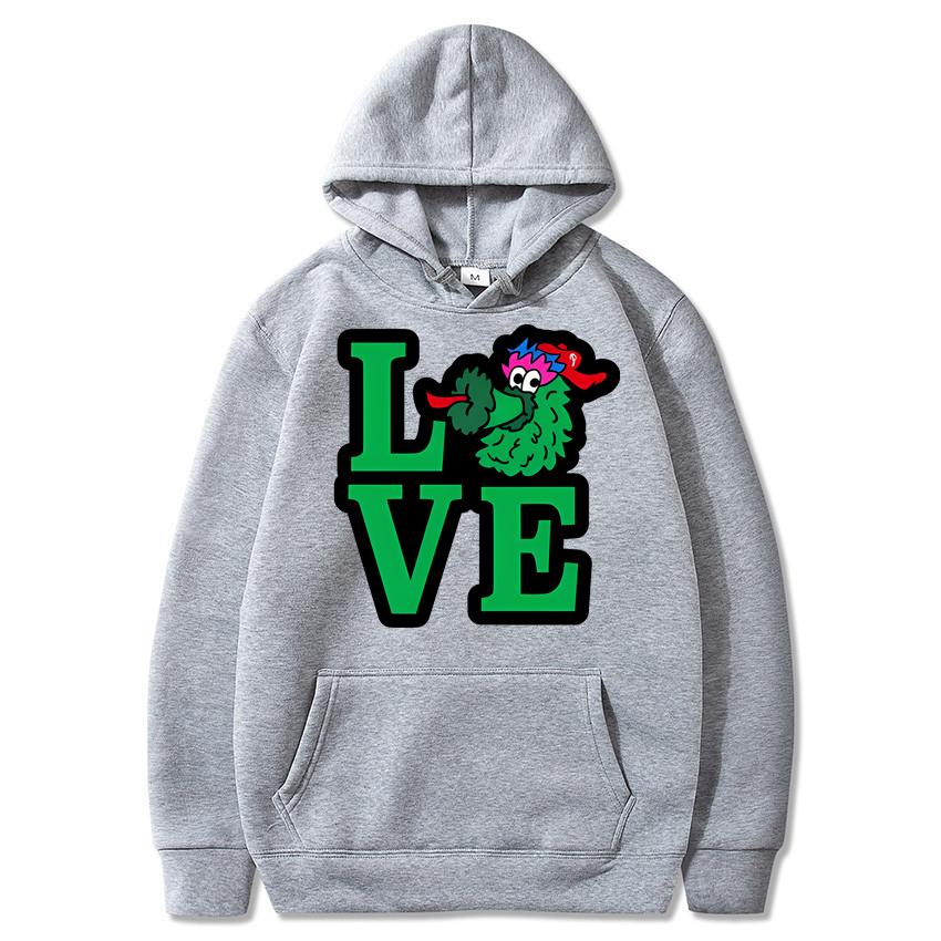 Warm Hoodie Love Printed Solid Color Fashion Street Hoodie Casual Men's and Women's Daily Autumn/Winter New Hoodie