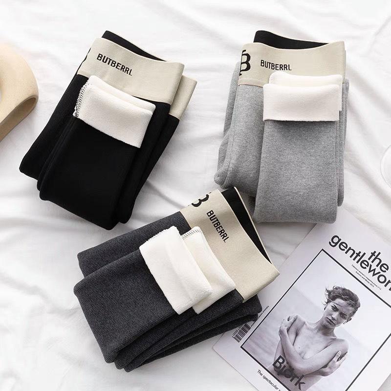 Winter Vintage Thicken Lambwool Leggings Women Warm Fleece Lined Thermal Ankle-Length Pants Sexy Hight Waist Skinny Fitness Leggins