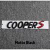 MINI 3D ABS CooperS Car Logo Letter Emblem Rear Tail Box Label Sticker