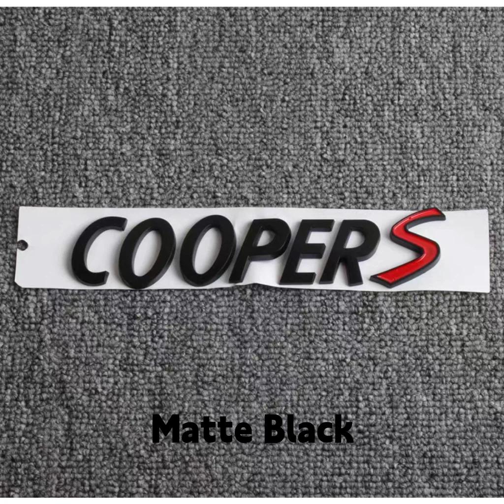MINI 3D ABS CooperS Car Logo Letter Emblem Rear Tail Box Label Sticker