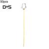 50Pcs Natural Fruit Toothpicks Food Grade Durable Xmas Tree Snowflake Shape Disposable Fruit Sticks