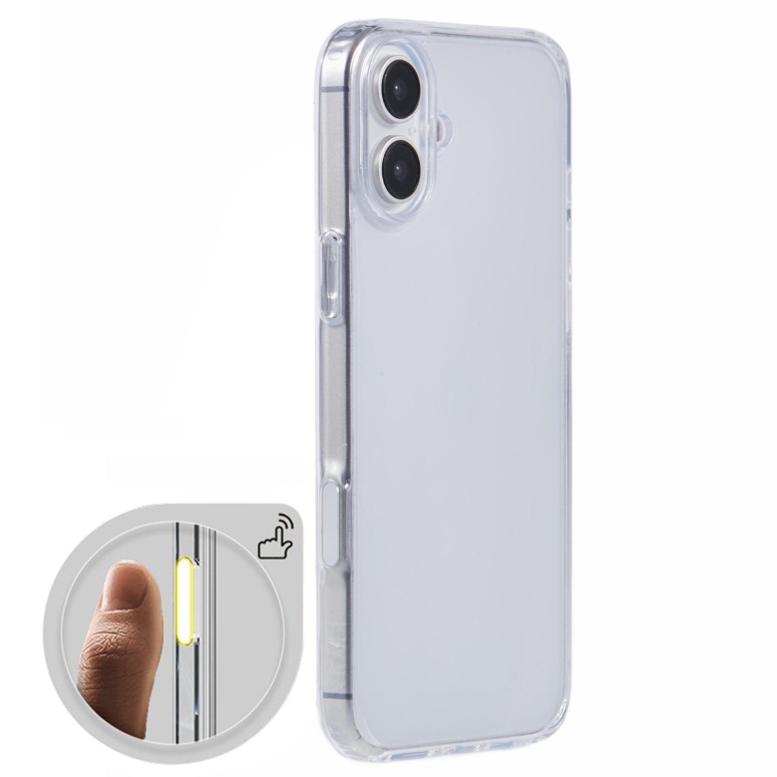 

X-LEVEL For iPhone 17 Phone Case TPU+PC Clear Back Cover with Camera Control Button A