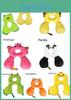 Baby Car Neck Pillow With Cartoon Animal Designs For Comfort And Protection