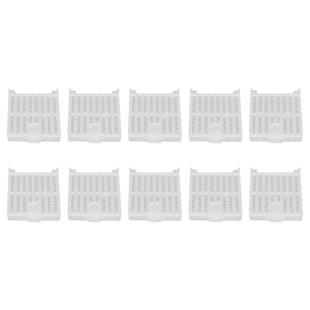 10 STÜCKE Königinnenfangkäfig Kunststoff Transparent Multifunktional Königinnenfangbox für Imkereigeräte