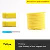 Colorful Magnetic Lock elastic Shoelaces Without ties Elastic Laces Sneaker No Tie Shoe laces Kids Adult Flat Shoelace for Shoes
