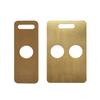 10 pcs Portable Kraft Paper Cup Holder Takeaway Coffee Milk Tea Arc Cups Carry Creative Plastic  Packing Coffee -Cup Bag