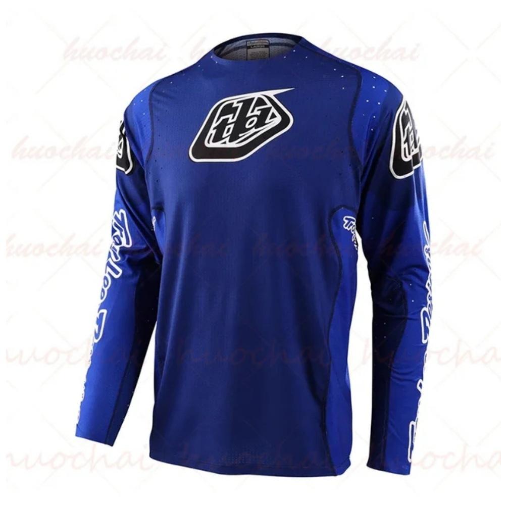 Downhill-Anzug Atmungsaktiv Schnelltrocknend Berg Motocross Reitanzug Langarm-T-Shirt Mountainbike