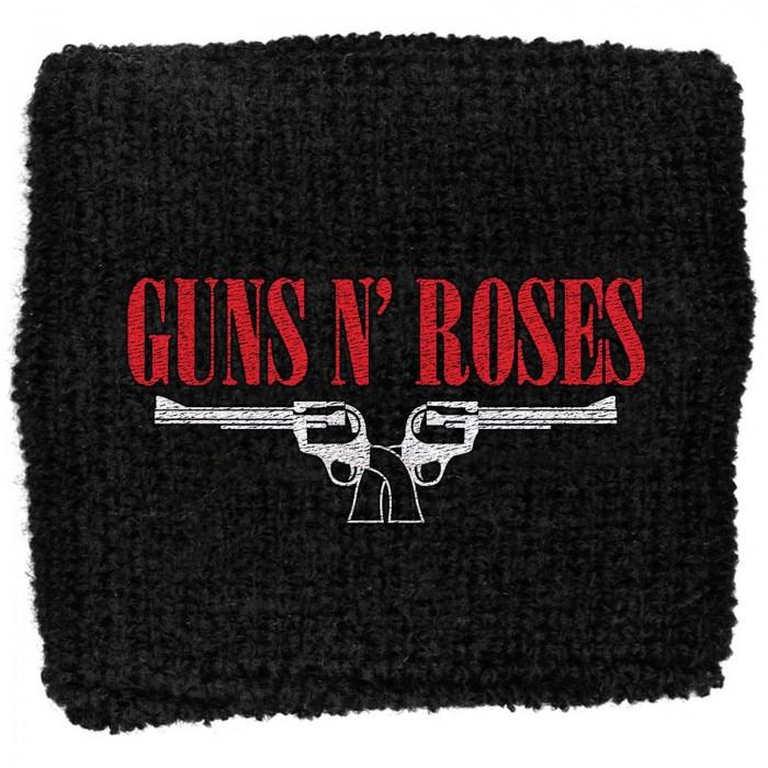 Guns N Roses Pulseira de tecido para pistolas One Size vermelho/preto