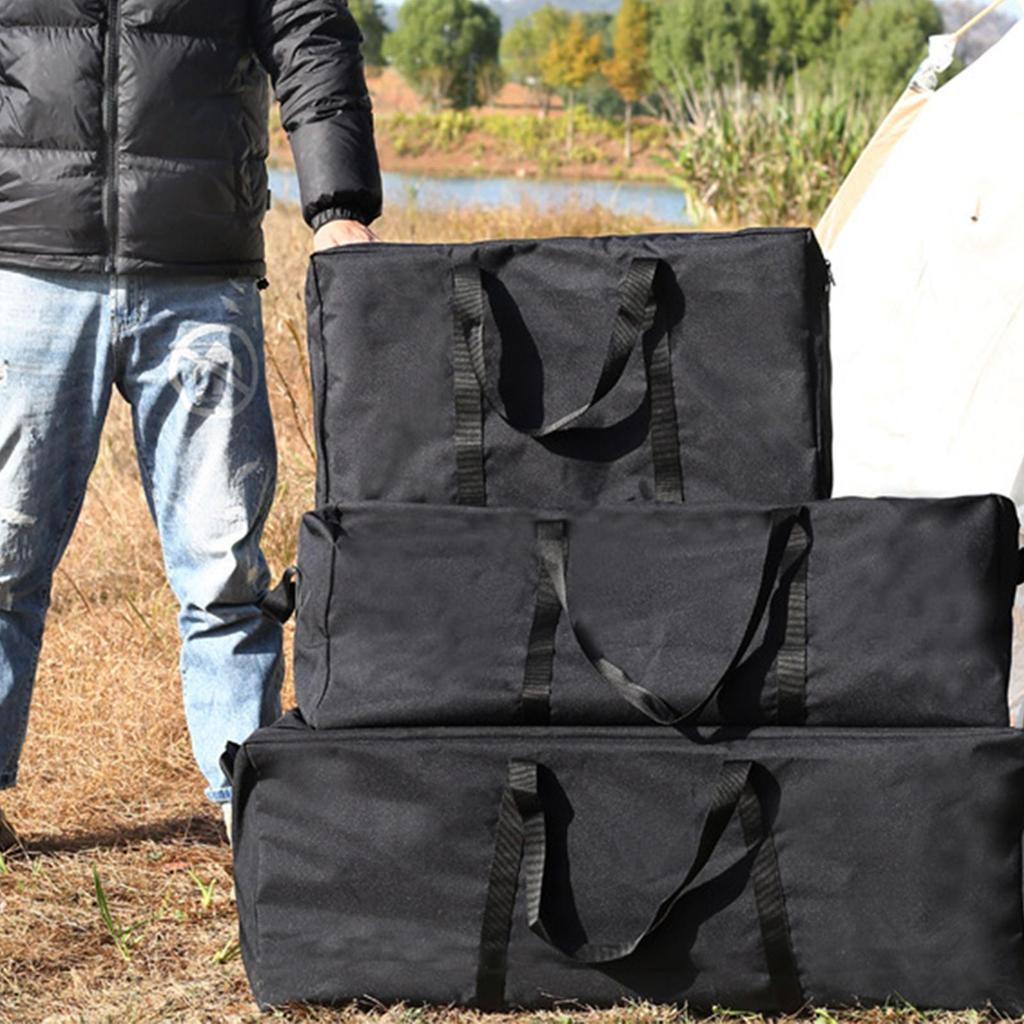 Camping Storage Bag Carry Organizer Large Capacity Portable Tent Tote Duffle for Sports
