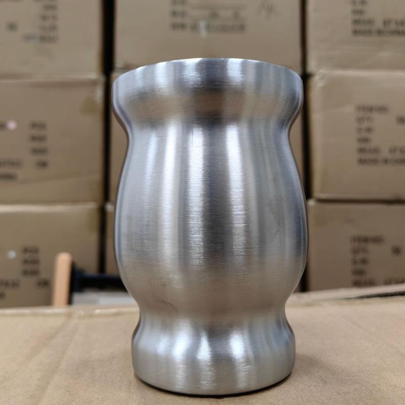 Amazon Stainless Steel Oz Mate Cup Gourd Shaped Mate Tea Cup Water Cup Tea Cup Insulated Cup with Spoon Brush 230ml