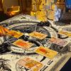 Telo Altare Pentagramma di Baphomet Tovaglia Tavolo Stregoneria Mistica Tarot Arazzo da Parete Wicca Decorazione Stanza Gotica Tappetino per Scrivania Rituale Magico