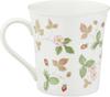 Wedgwood Wild Strawberry Casual Official Gift Christmas Wedding Housewarming Officially Imported Mug, 300ml, Green, Wrapping, Gift, Gift, Gift,