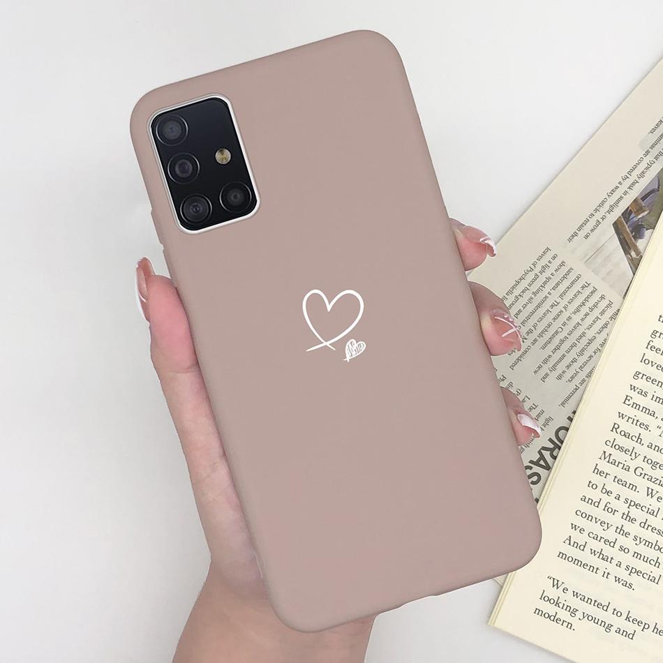 For Samsung Galaxy A51 Case Cover Soft Silicone TPU Bumper Phone Case for Samsung A31 A71 A515 A515F A 71 51 31 Coque Funda Capa
