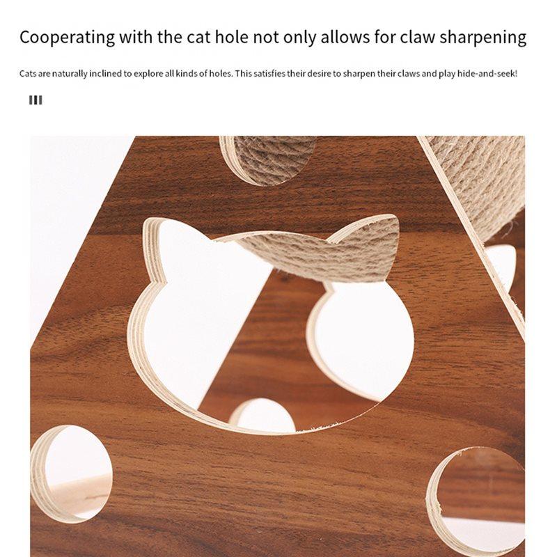 2025 Trend Cats Interactive Climbing Sisal Rope Grinding Ball Board Cat Scratching Ball Paws Scratcher