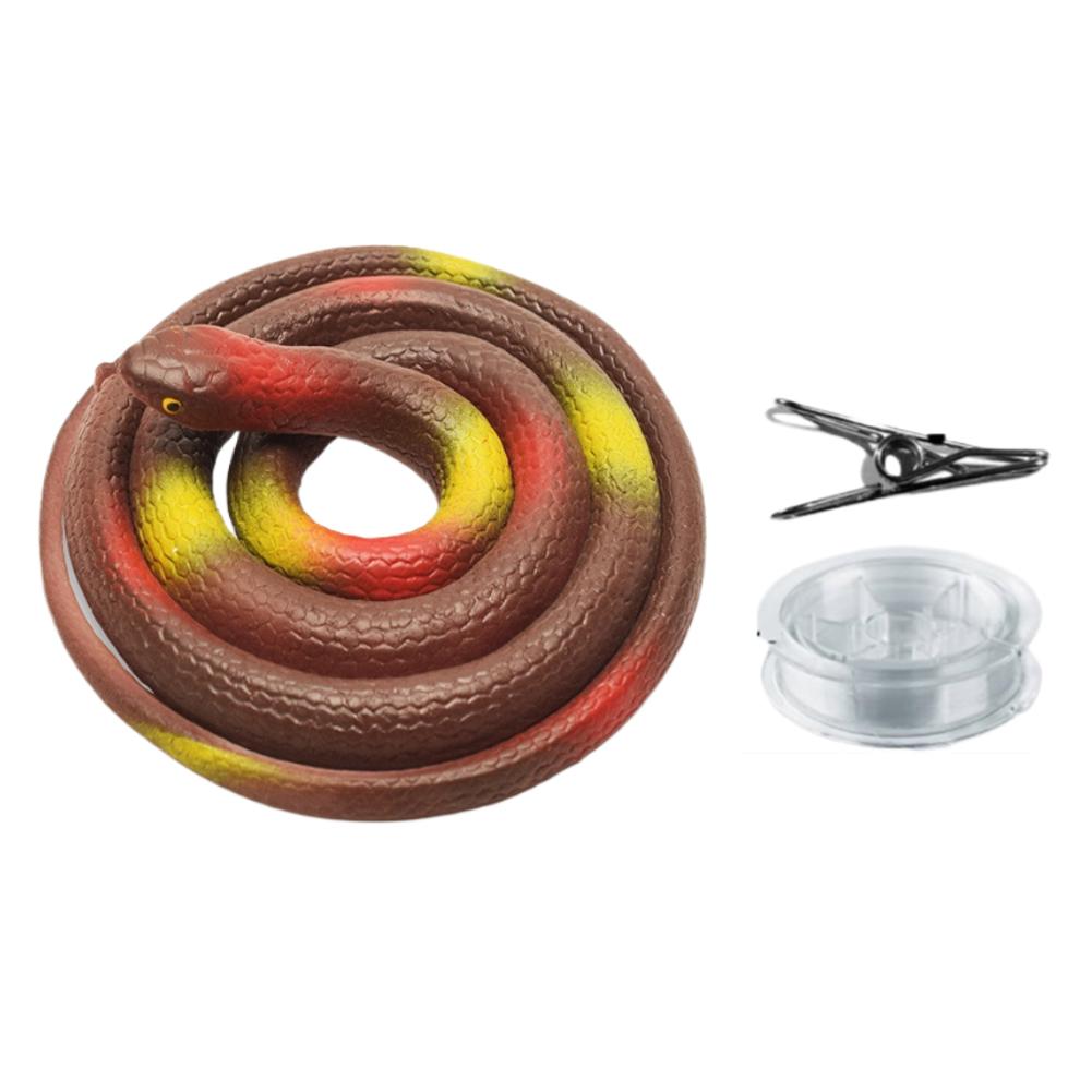 

Шутка со змеей и зажимом для веревки Смешная большая реалистичная резиновая змея Шутка со змеей и зажимом для резиновой поддельной модели змеи