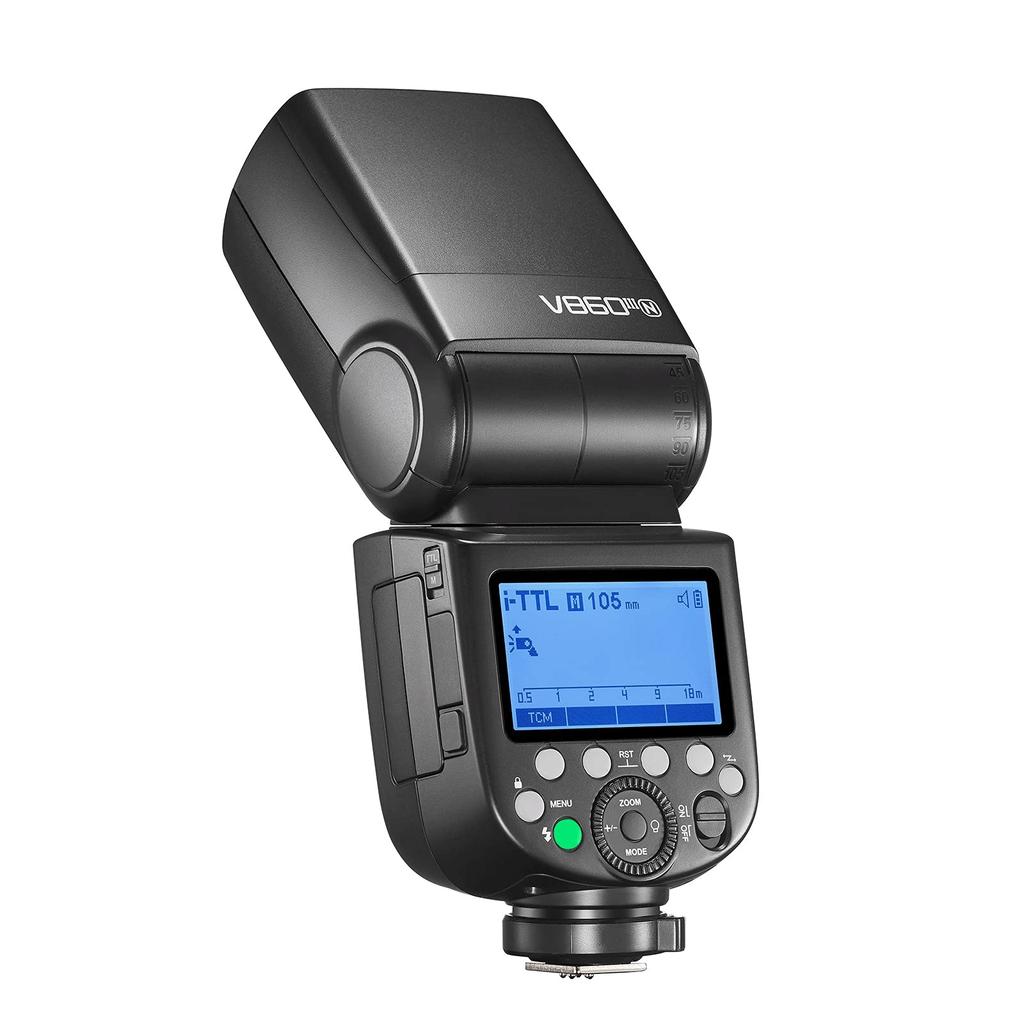 Authorized GODOX Camera Flash for TTL HSS Adjustable Compatible with Nikon Digital SLR Cameras [GODOX Dealer] V860III-N Nikon, Built-in 2.4G, 1/8000s