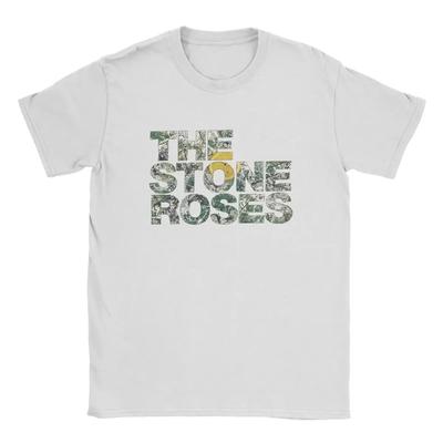 The Stone Roses Logo T Shirts for Men Pure  Funny T-Shirt Round Neck Christmas Tour Tee Shirt Short Sleeve Clothing Summer#Color