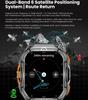 2025 New GPS Smart Watch Men 1.96-inch HD AMOLED Screen Compass Bluetooth Call 5ATM Waterproof Sport Smart Watch for Android iOS