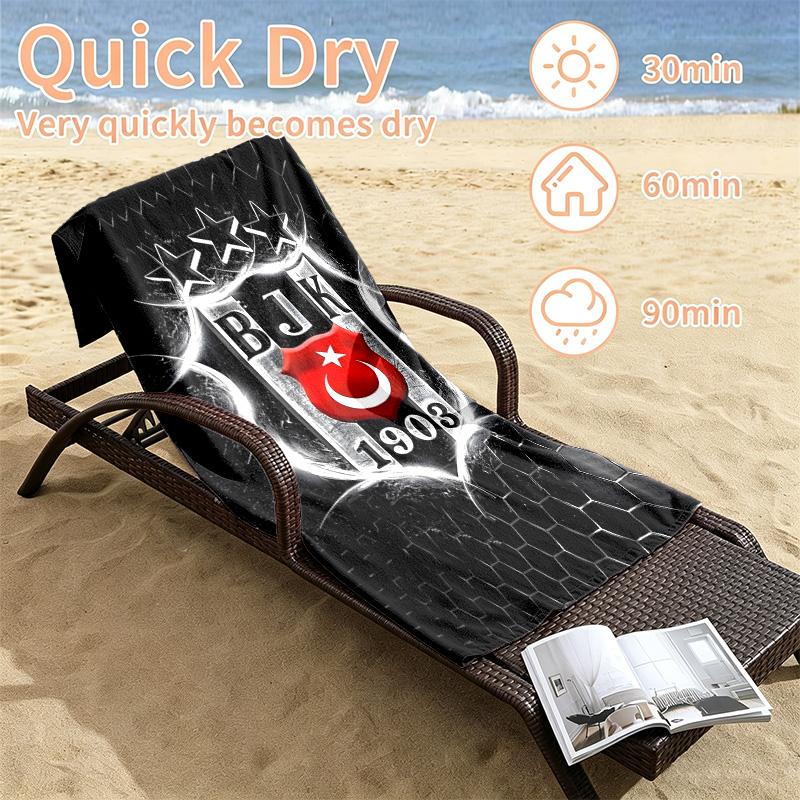 Besiktas JK Beach towels also serve as bath towels summer essential a musthave for the outdoors the beach and the pool