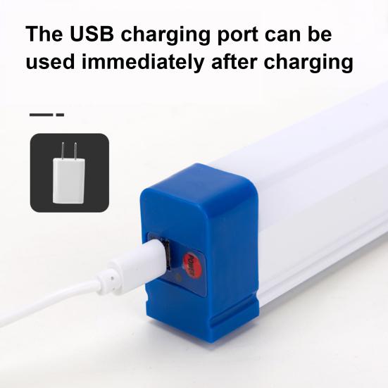 Emergency Light Rechargeable Magnetic Light Tube Super Bright Flicker Free Waterproof Indoor