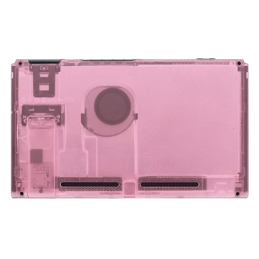 eXtremeRate DIY Back Housing Shell for Switch Console with Kickstand Shell Not Included - Joy-Con [Cherry Pink]