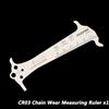 3-in-1 Bicycle Chains Gauge Portable Stainless Steel Bike Chain Wear Indicator Caliper Cycling Parts