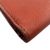 HERMES Long Wallet Tri-fold Epsom Bearn Dupri Purse Orange Epsom Women Used