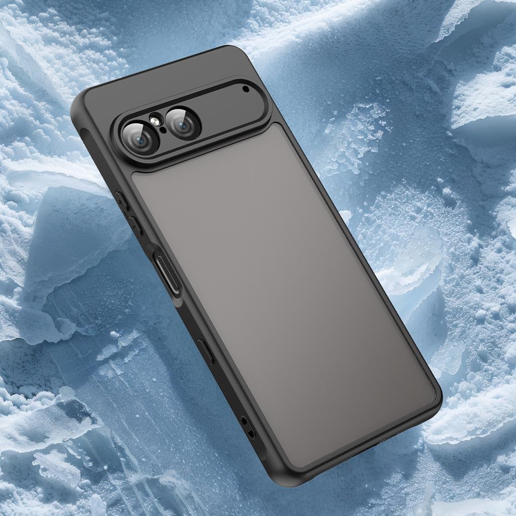 For Sony Xperia 10 VII Case Drop Proof Airbags Frosted Translucent PC + TPU Phone Back Cover