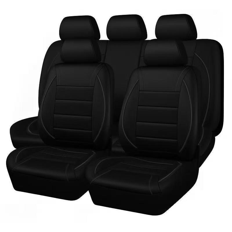 Universal Car Seat Cushion Covers Vehicle Cushion Protectors 5pcs Car Seat Covers and 5pcs Headrest Covers All-Season