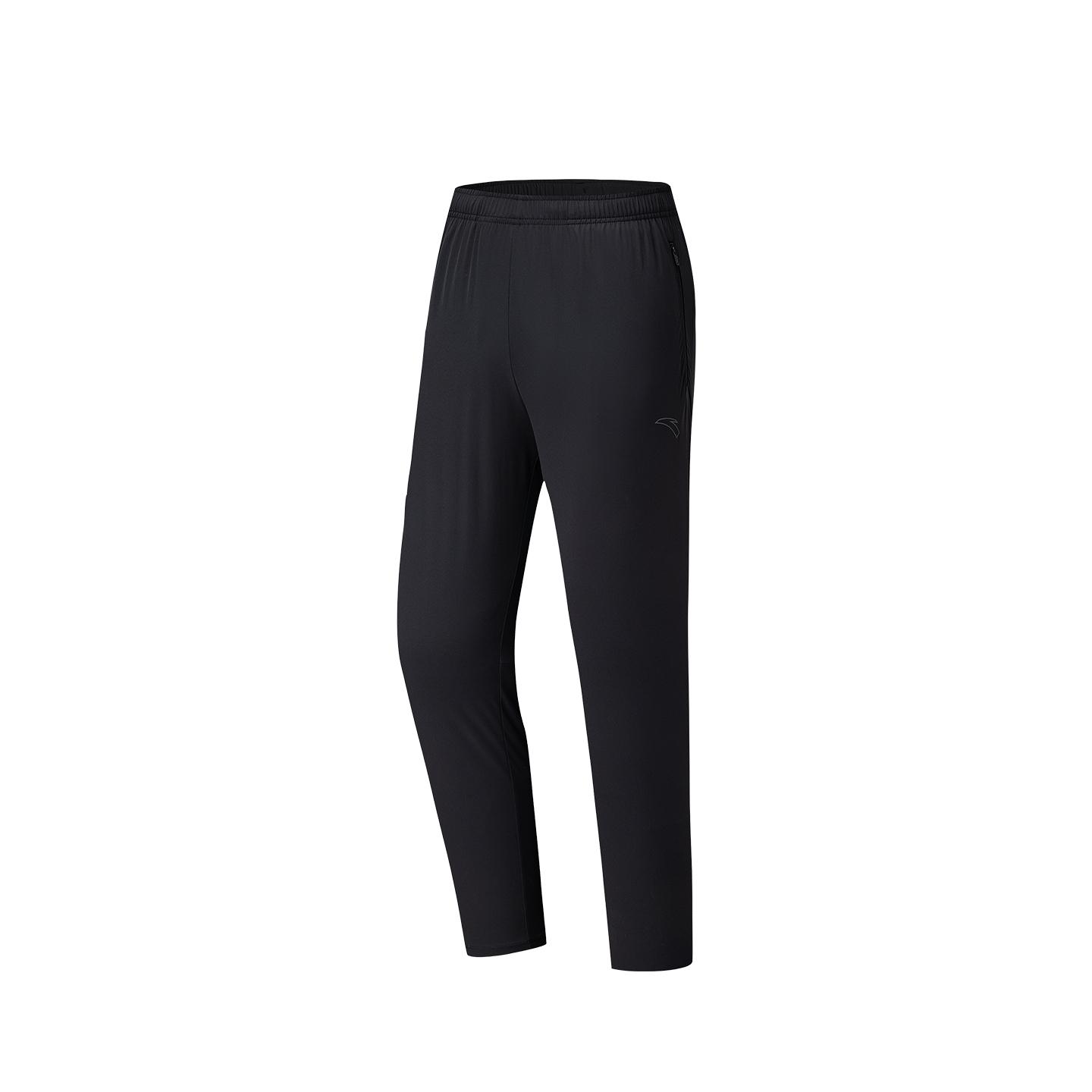 Anta Running Series Mens Woven Nine-Point Sports Pants Men bottoms Basic-Black 152635501S-1 M