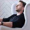 Gaja Wing Chair with Footstool Scandinavian Family Furniture Pigeon Ash