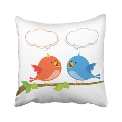 Blue Abstract Valentine Couple Of Owls In Love Pink Advertisement Animal Baby Bird Birth Pillowcase Cover 18x18inch 45x45cm Buy At A Low Prices On Joom E Commerce Platform