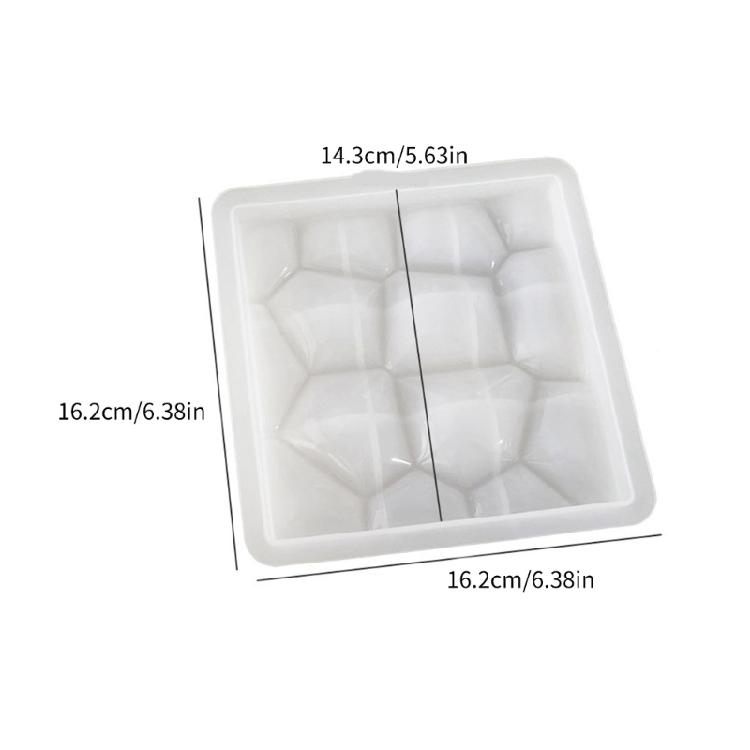 Geometrische Aufbewahrungsschale Silikonform Schmuck-Display Epoxidharzformen Dekorationen