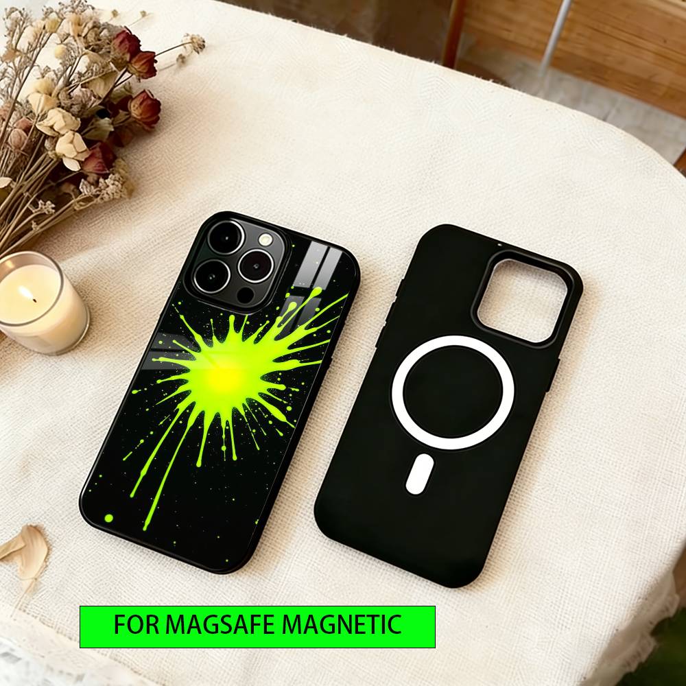 Graffiti Art Phone Case For iPhone17,16,15,14,13,12,11 Plus,Pro Magnetic with Magsafe Wireless Charging