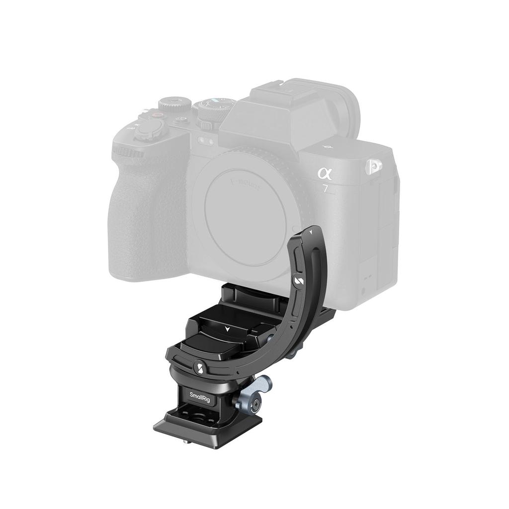 SmallRig Universal Horizontal and Vertical Mounting Plate Kit for and Canon Tripod Mount Ring Lens Mount with Quick Release Plate Sony, Fujifilm,