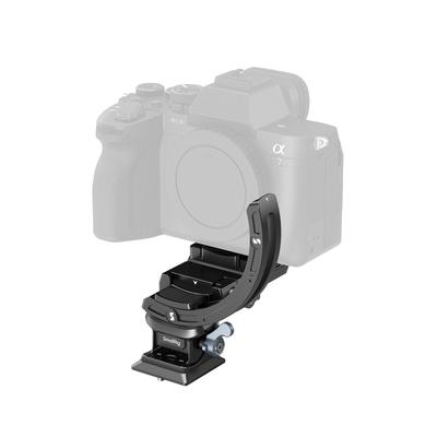 Kit Piastra di Montaggio Universale Orizzontale e Verticale SmallRig per e Anello di Montaggio per Treppiede Canon Attacco Obiettivo con Piastra a Sgancio Rapido Sony, Fujifilm,