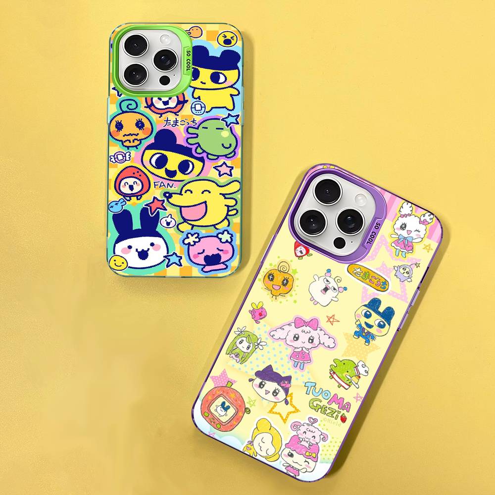 Classic T-Tamagotchi Phone Case Color Silver Shell For iPhone 17 16 15 14 13 12 11 Pro Max Plus